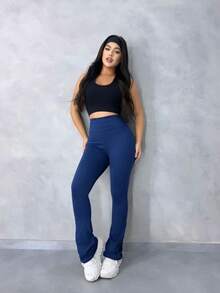 Flared Suplex Leggings - 藍色 - 查看 1