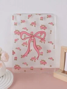 1个透明玫瑰蝴蝶结彩绘轻薄超薄软壳，简约/个性化/创意/优雅/卡通风格TPU平板电脑保护壳，透明壳，无笔槽，兼容iPad Mini 1/2/3/Mini 4/Mini 5/Mini 6/Air/Air 2/9.7/10.2/10.5/Air 4/Air 5/10.9/Pro 11英寸/第十代/Air 11英寸(M2)-2024/Pro 11英寸(M4)-2024，A7/A8型号，产品不含笔 - 彩色 - 查看 2