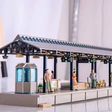 24 piezas de figuras de pasajeros miniatura de estilo aleatorio para escala HO, modelo de personas para paisaje y construcción arquitectónica de ferrocarril - Como foto - Ver 4