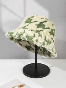 1 件新款秋冬毛绒时尚保暖渔夫帽，女士百搭配饰 - A - 查看 6