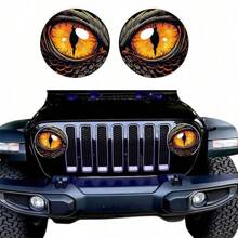 Beast Eyes Headlight Decals, Funny Car Stickers For Headlights, Bumper, And Windows Vinyl Decals For Car, Truck Accessories - H - Xem 5