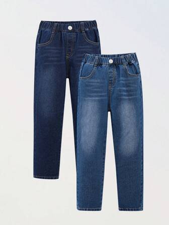 2 件 Tween Boy 休闲宽松百搭牛仔裤