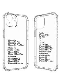 Apple Zebra Camo 防摔透明外壳 适用于 iPhone 16/16Pro/16PLUS/16Promax - 黑與白 - 查看 6