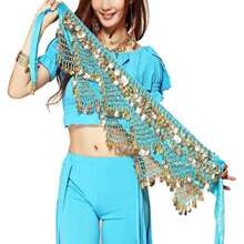 Handgefertigter Münzen-Fransen-Hüftschmuck mit bohemischem Anhänger - perfekt für Bauchtanz, Festivalauftritte und kulturelle Feierlichkeiten - Verschiedenfarbig - Übersicht 16