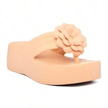 EVVA HIT Women's Flip Flops Platform Very Light Heel In EVA EVVA EVA Women's Sandals EVA Sandal EVA Platform Clogs Women's EVA Flat Sandal EVVA Women's Sandals Women's - 米色 - 查看 3