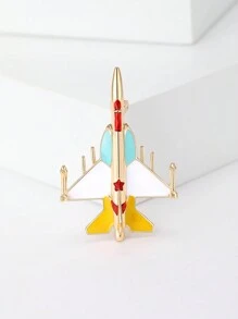 Strass Flugzeug Broschen für Frauen, unisex Email Flugzeug Anstecknadeln, Büro Party Freunde Geschenke Accessoires