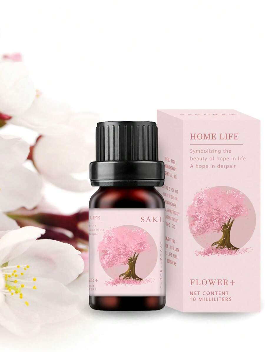 1 件装 10ml 樱花无火芳香疗法精油，樱花精油，用于清新卧室、客厅、浴室的空气 - 多種香型 - 查看 1