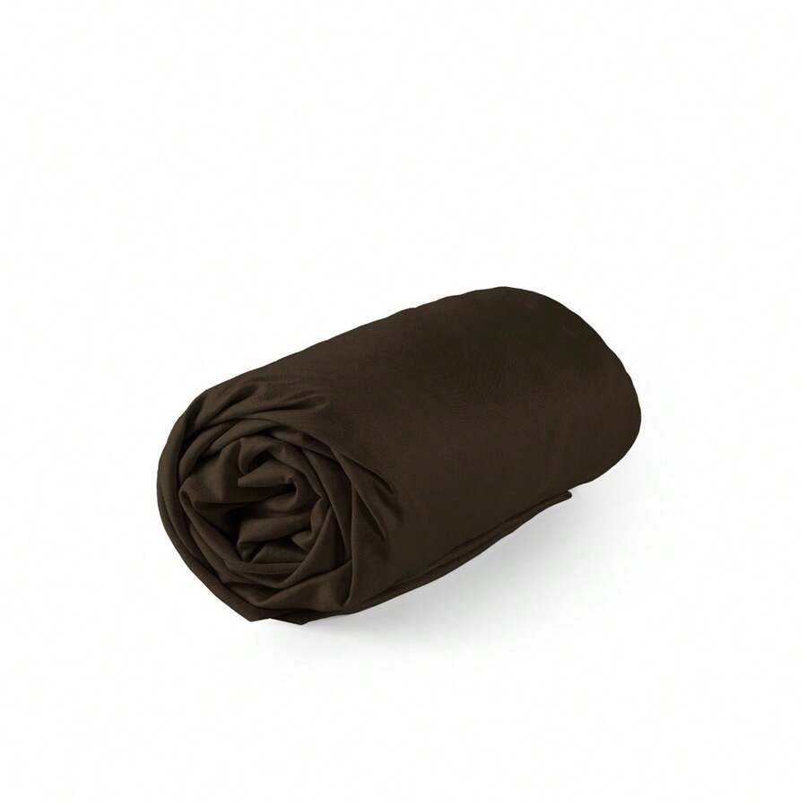 Standard Double Bed Set Single 100% Microfiber - 鏽棕色 - 查看 1