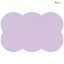 高级纳帕纹理，双面可重复使用，防滑桌垫，云桌垫，鼠标垫，防水 PVC 皮革桌垫，超薄大号桌面吸墨纸，易于清洁的笔记本电脑桌书写垫，适用于办公室工作/家庭/装饰（厚度约 1 毫米） - 彩色 - 查看 4