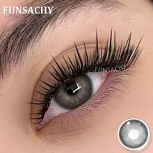 FUNSACHY MARGARET Series 14.5mm Natural Color Soft Disposable Contact Lenses, Suitable For Halloween Costume Play - Grey - View 5