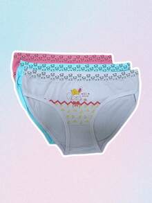 6 piezas/pantaletas para niña, ropa interior para niñas, bragas para niña - Multicolor - Ver 2