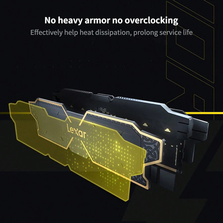 Lexar Lexar RAMs Memory Ram DDR5 16GB 6000Mhz Gaming Overclocking Memory Stick For Desktop