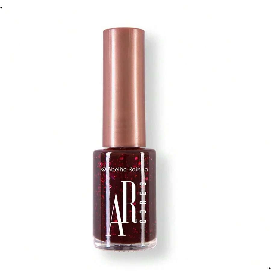 Abelha Rainha Ruby Glitter Nail Polish Ar Colors Queen Bee REF 4472 - 紅色 - 查看 1