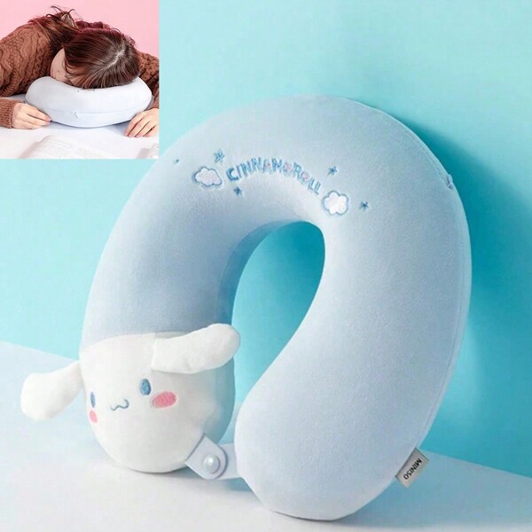 Miniso 三丽鸥动漫卡通Cinnamoroll记忆海绵U型枕旅行办公室午睡枕汽车头枕