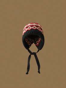 1pc Two-Way Cozy Knit Beanie Hat With Tie Design, Warm And Versatile For Women In Autumn & Winter