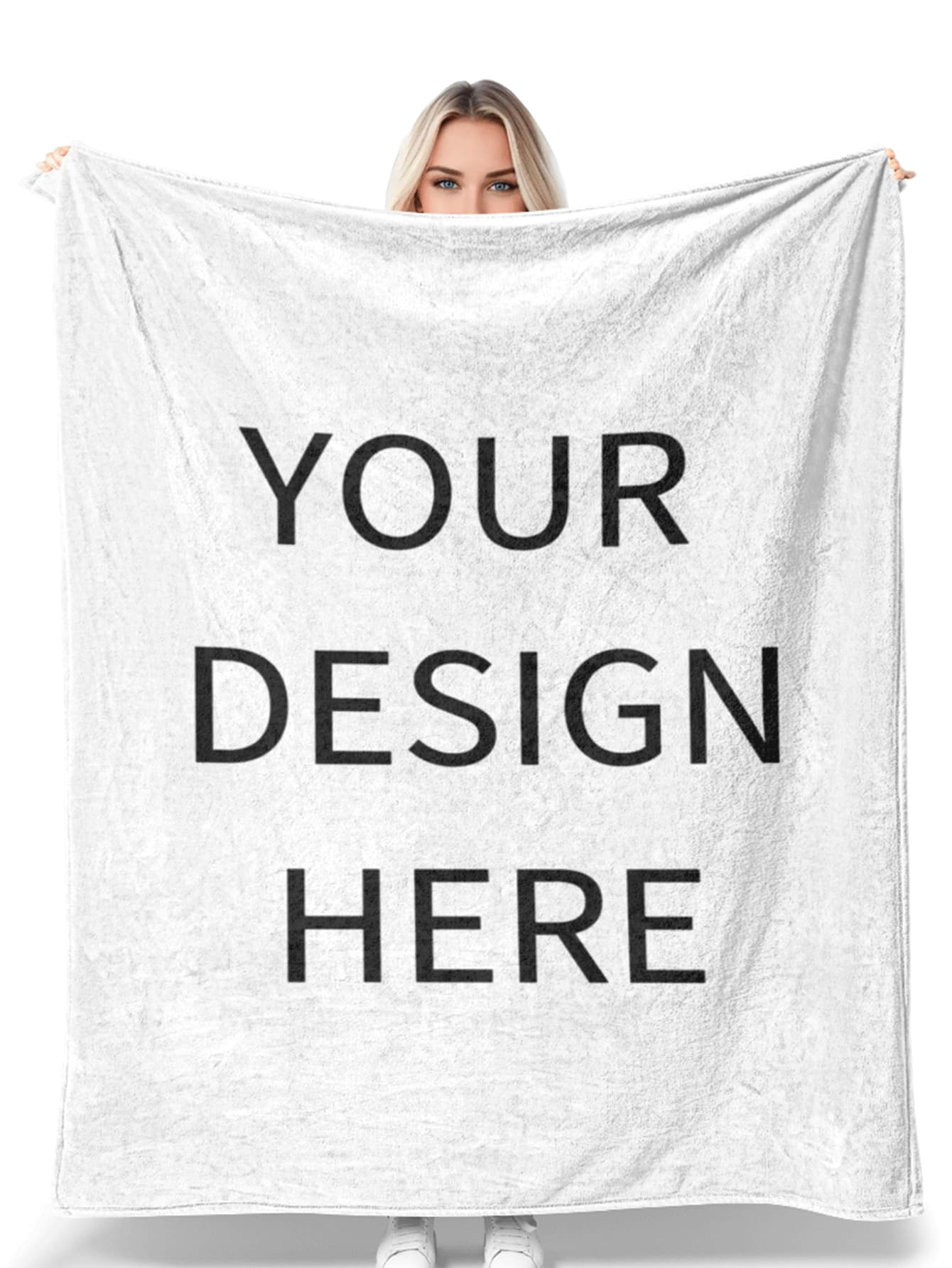1pc Customized Personal Photo Flannel/Coral Fleece Blanket, Customize Name Logo Blanket, Customize Photo Blanket, Suitable For Wife, Husband, Couples, Father's Day, Mother's Day, Christmas, Halloween, Holiday Blanket, Family Pet Gift, Picture Memorial Blanket