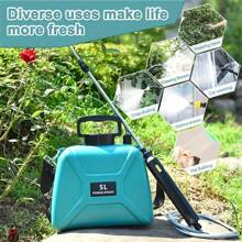 Rechargeable Electric Garden Plant Sprayer 1.35Gallon Battery Powered Sprayer - Green - View 6