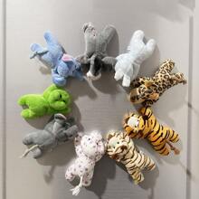 Cartoon Plush Animal Fridge Magnets Cute Design Easy To Stick Fridge Stickers Multifunctional Strong Magnet Refrigerator Magnet