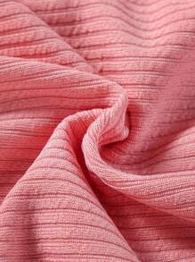 Girls Ribbed Loose Fit Leggings, Wide Leg Pants, Spring/Autumn - Multicolor - View 7