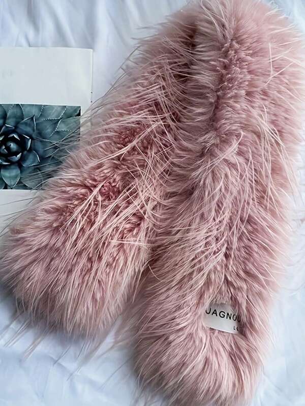 1pc Women's Long Soft Warm Scarf, Solid Color Casual Street Style, Polyester Fiber, Autumn/Winter