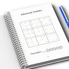 Sudoku Puzzelboek - Uitdagende Wiskundige Geestestraining Om Logica En Redeneren Te Verbeteren, Uitgebreid Wiskunde Oefenboek Voor Mentale Stimulatie, Geavanceerde Probleemoplossende Oefeningen, Activiteitenboek Voor Volwassenen, Wiskunde Oefening, Wiskunde Speelgoed, Sudoku, Boeken, Puzzelboek, Puzzelboeken Voor Kinderen, Interactief Boek, Puzzel Voor Kinderen