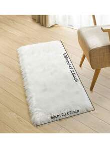 Tapis en fausse fourrure lavable, tapis moelleux pour salon, coureur de tapis, tapis shaggy pour chambre d\"enfants et salon, tapis moelleux en peluche pour la décoration de chambre à coucher, tapis en fourrure de mouton pour chambre à coucher esthétique