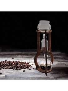 ZhdnBhnos ZhdnBhnos LINSIE Iced Coffee Cold Brew Drip Tower 600ML/20.29OZ Capacity Sharing Pot Cold Brew Coffee Maker 6 To 8 Cups, Ice Coffee Machine For Home Coffee Shops Offices(Brown) The Best Gift/Present For Family&Friends Happy Christmas