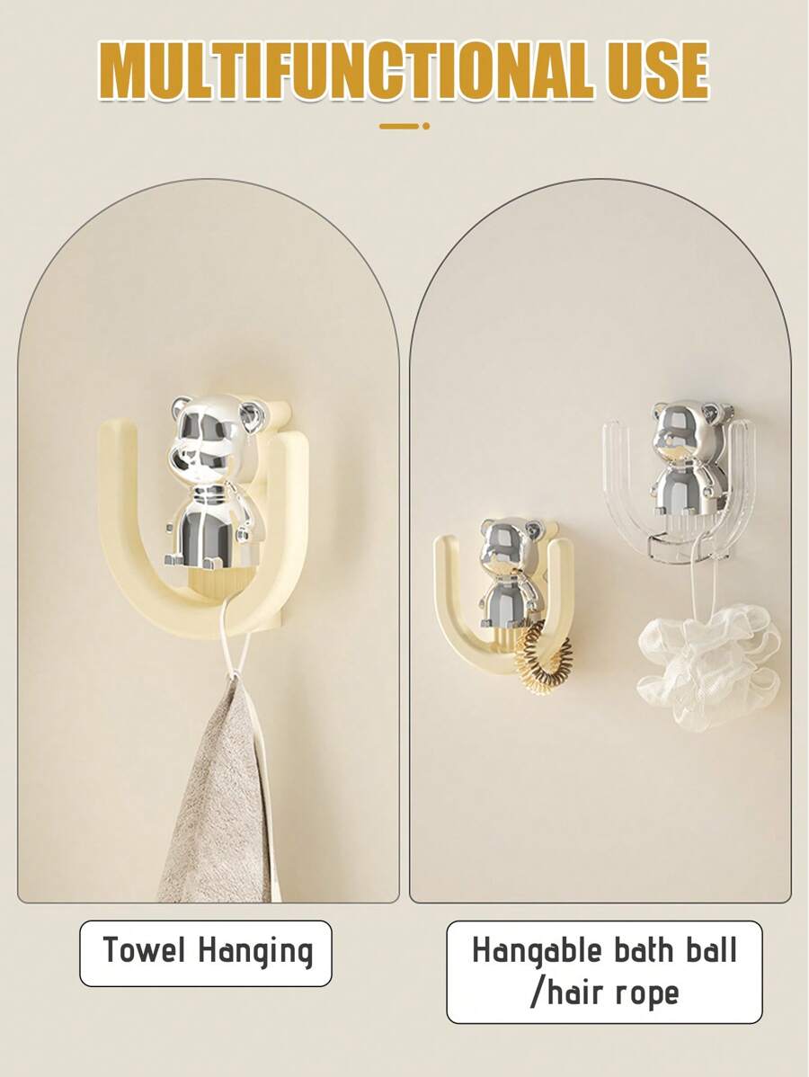 1PC Bathroom Slipper Rack Without Punching Holes, Bathroom Wall Slipper