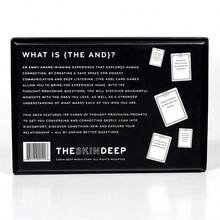 1pc Card Board Game "The AND" - Healing And Couples Editions, For Couples Or Group Parties - Black - View 5