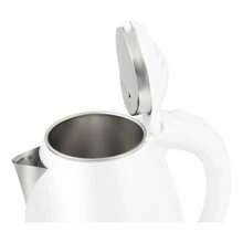 Bule Elétrico Térmico de Chá e Café, Água Quente 127V, Aço Inoxidável 1,8L 60Hz 1500W, Branco - Relinx,