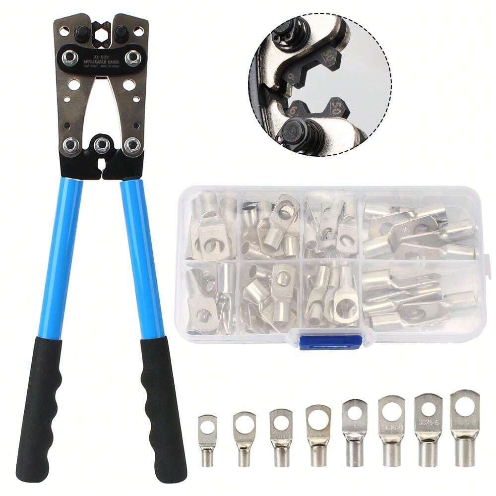Wire Crimp Connector Soldered Connector Kit HX50B Crimping Pliers