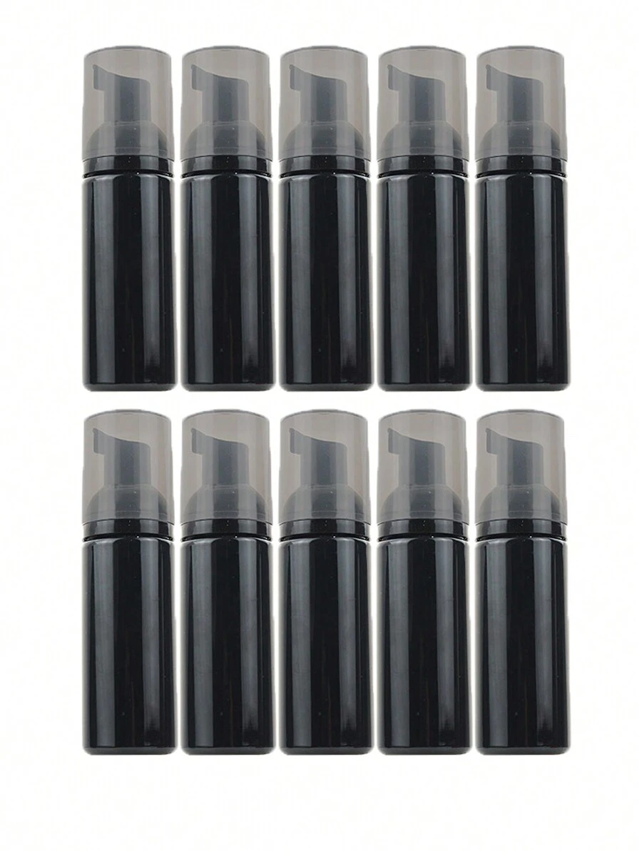 1個/10個 50ml 黑色空泡沫皂液瓶 泡沫分裝瓶 旅行化妝品包裝 噴霧瓶 迷你香水瓶 旅行分裝瓶 - 黑色 - 查看 1