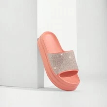 EVVA HIT Women's Flip Flops Platform Wedge Heel Very Light 100% EVA Women's Sandals EVA Sandal Platform EVA Clogs Women's Flat Sandal Evva Women's Sandals Women's Sandals - 乾枯玫瑰色 - 查看 1