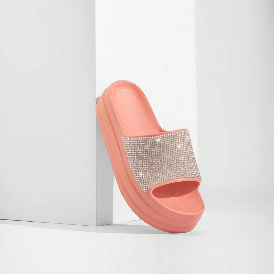 EVVA HIT Women's Flip Flops Platform Wedge Heel Very Light 100% EVA Women's Sandals EVA Sandal Platform EVA Clogs Women's Flat Sandal Evva Women's Sandals Women's Sandals - 乾枯玫瑰色 - 查看 1