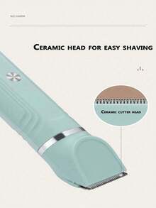 四合一升级版宠物毛发修剪器套装：适用于狗和猫的低噪音无绳电动美容工具，包括指甲磨床、爪子修剪器和毛发修剪器 - 彩色 - 查看 8