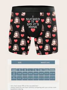 男士定制人脸图案平角内裤,个性化照片内裤,定制人脸图案平角内裤,老公专属定制内裤,定制人脸图案内裤,定制趣味人脸图案平角内裤,周年纪念礼物,情人节礼物,生日礼物,结婚礼物,送给闺蜜的礼物,送给男友的礼物,送给老公的礼物,送给他的礼物,1件装,可爱,简约,趣味 - 黑色 - 查看 9