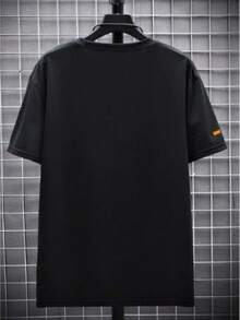 Los Angeles Men's T-Shirt Launch Premium Line - 黑色 - 查看 2