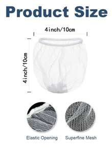 30/50/100/200pcs Kitchen Sink Strainer Bag, Disposable Mesh Sink Filter Bag, Sink Drain Protector Trap Bag For Collecting Kitchen Food Residue Garbage, Household & Cleaning Supplies - Sink Filter Bag - View 3