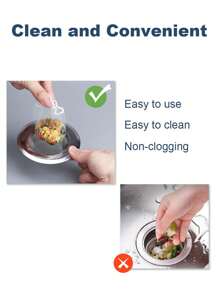 30/50/100/200pcs Kitchen Sink Strainer Bag, Disposable Mesh Sink Filter Bag, Sink Drain Protector Trap Bag For Collecting Kitchen Food Residue Garbage, Household & Cleaning Supplies - Sink Filter Bag - View 5