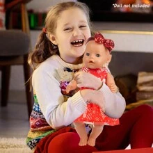 16-18" Faux Doll Reborn Doll Clothes 5 Piece Crown Hairband Perfect Gift For Baby! Christmas Halloween Gift (Doll Not Included) - 18吋服裝5件套 - 查看 7