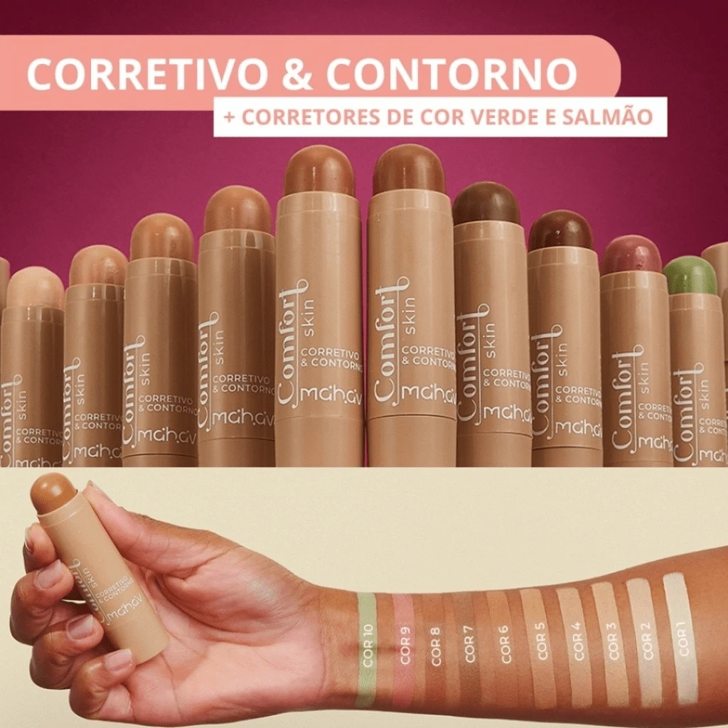 Comfort Stick Concealer And Contour - Mahav - 05 - Xem 1