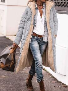 Women's Winter Fashion Oversize Wool Wool Long Coat Jacket