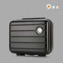 1pc Portable Cosmetic Bag, Women's Travel Toiletry Bag With Handle, Multifunctional Cosmetic Bag Makeup Bag Women's Large Capacity Zipper, Portable Fashion Travel Toiletries, Makeup Brush, High-Value Storage Bag, Travel Can Be Fixed Trolley Case, Swimming Trip, Picnic Waterproof
