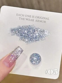 MISS SHAKA 10ml Gel Nail Polish Nail Art Pink Blue Explosion Flash Glitter Star Chasing Month By Month Flash Platinum Gel Nail Polish 2025 New Autumn And Winter Online Red Popular Whitening Nail Shop Exclusive For Women & Girl Holiday Gift.