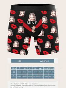 Custom Face Boxers For Men, Personalized Photo Underwear, Custom Face Boxer Briefs, Personalized Boxers For Husband, Custom Face Underwear, Custom Funny Faces Boxers Briefs, Anniversary Valentine Birthday Wedding Best Friend Gift, Contracted, Funny, Custom, Unique, Customized, Personalized, Ideal Gifts For Him, Ideal Gifts For Her, Boyfriend, Girlfriend, Family, Friends, Her,Customized Men Underwear,Chic Autumn,Chic Autumn,Christmas Home Atmosphere - Black - View 9