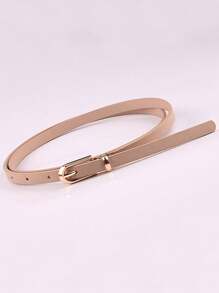 1 件新款时尚休闲多色装饰连衣裙，搭配毛衣和细腰带，适合女士，带扣 PU 皮革韩式腰带，夏季、学校秋季、秋季、万圣节