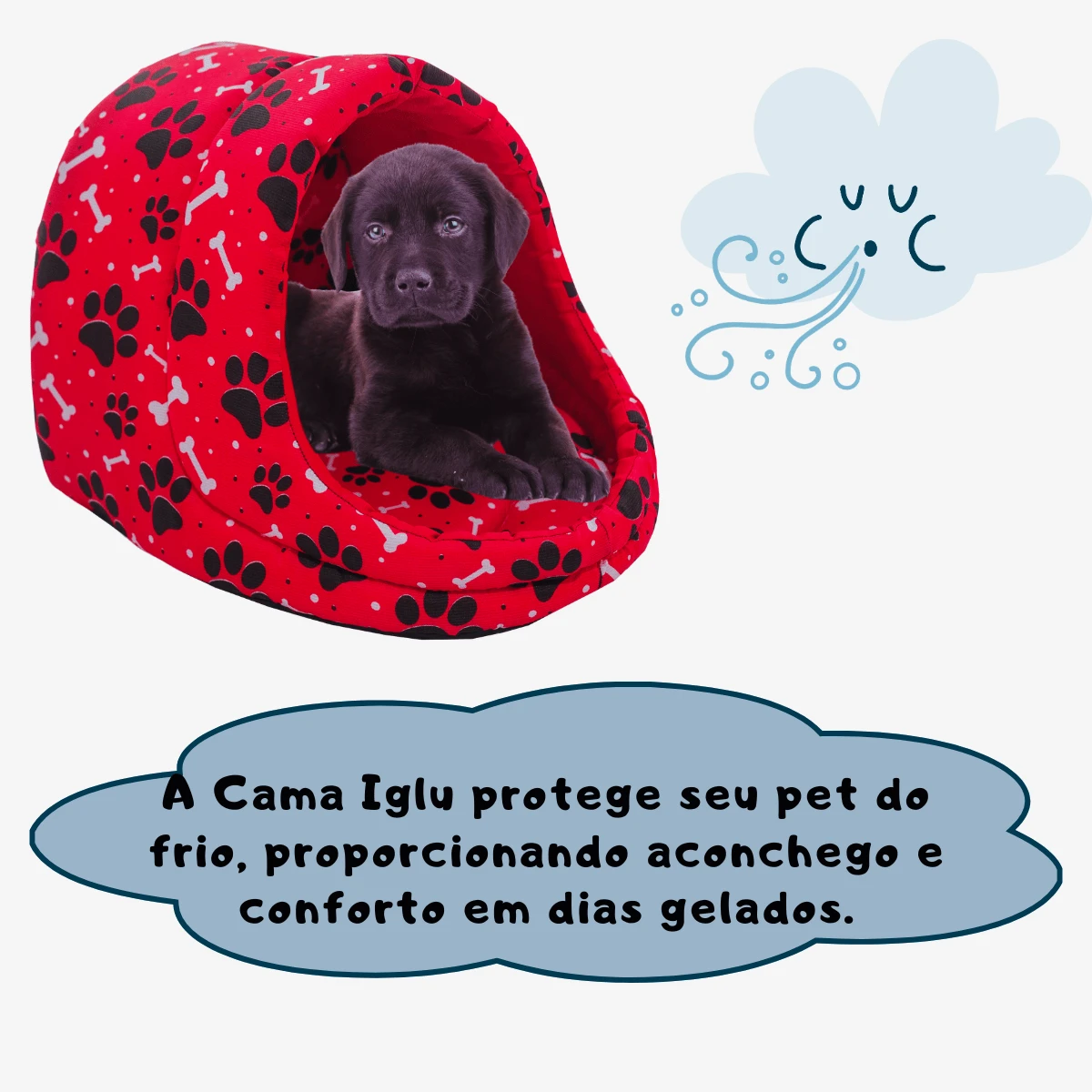 Igloo Bed For Dogs And Cats, Large, Pet Bed, Size L - Xem 1