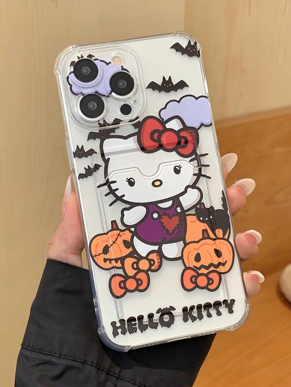 Halloween KT Cat Design Shockproof IPhone Phone Case