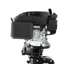 OUKANING Outboard Motor Engine 6HP Fishing Boat 4 Stroke HANGKAI Engine Air Cooling Motor Heavy Duty Outboard Motor Marine Boat Engine Air Cooling 2500RPM - Black - View 11