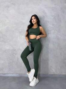 Suplex Power Straight Legging Pants - 綠色 - 查看 1